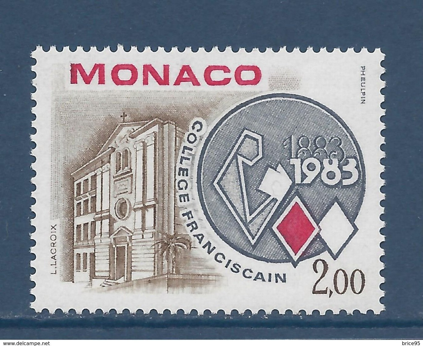 Monaco - YT N° 1369 ** - Neuf Sans Charnière - 1983 - Neufs