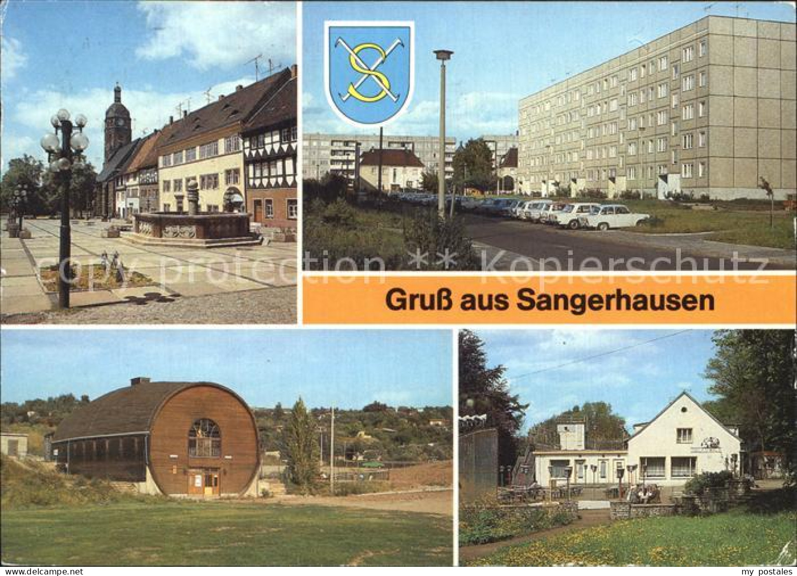 72461693 Sangerhausen Suedharz Markt Jacobikirche Fassgaststaette Gonnaufer Sang - Sangerhausen