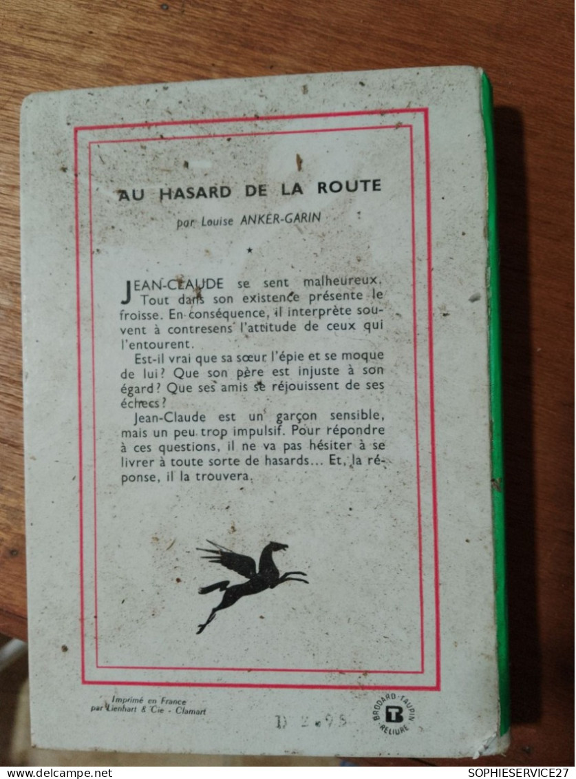148 //  AU HASARD DE LA ROUTE - Bibliotheque Verte