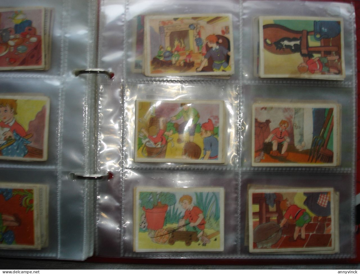 Verzameling prentjes (480) uitgave Chocolade Meurisse De Witte, Tijl Uilenspiegel, Assepoester, Roodkapje, Kl Duimpje