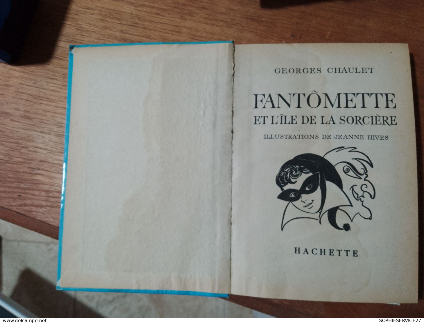 148 //  FANTOMETTE ET L'ILE DE LA SORCIERE PAR GEORGES CHAULET - Bibliothèque Rose