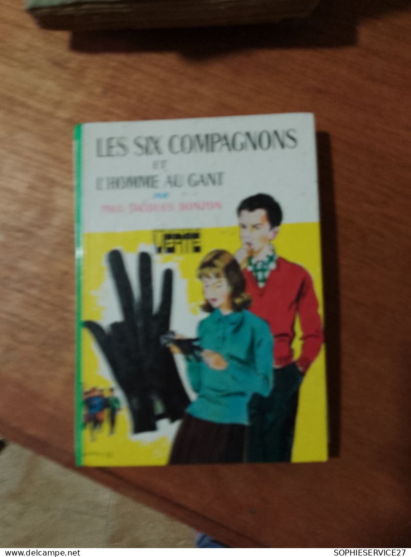 148 //  LES SIX COMPAGNONS ET L'HOMME AU GANT PAR P.J. BONZON - Biblioteca Verde