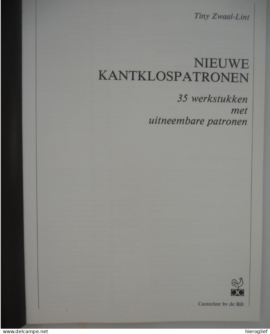 NIEUWE KANTKLOSPATRONEN 35 Patronen Door Tiny Zwaal-Lint Kant Patronen Dentelle Spitzeband Kloskant Kantklossen - Pratique