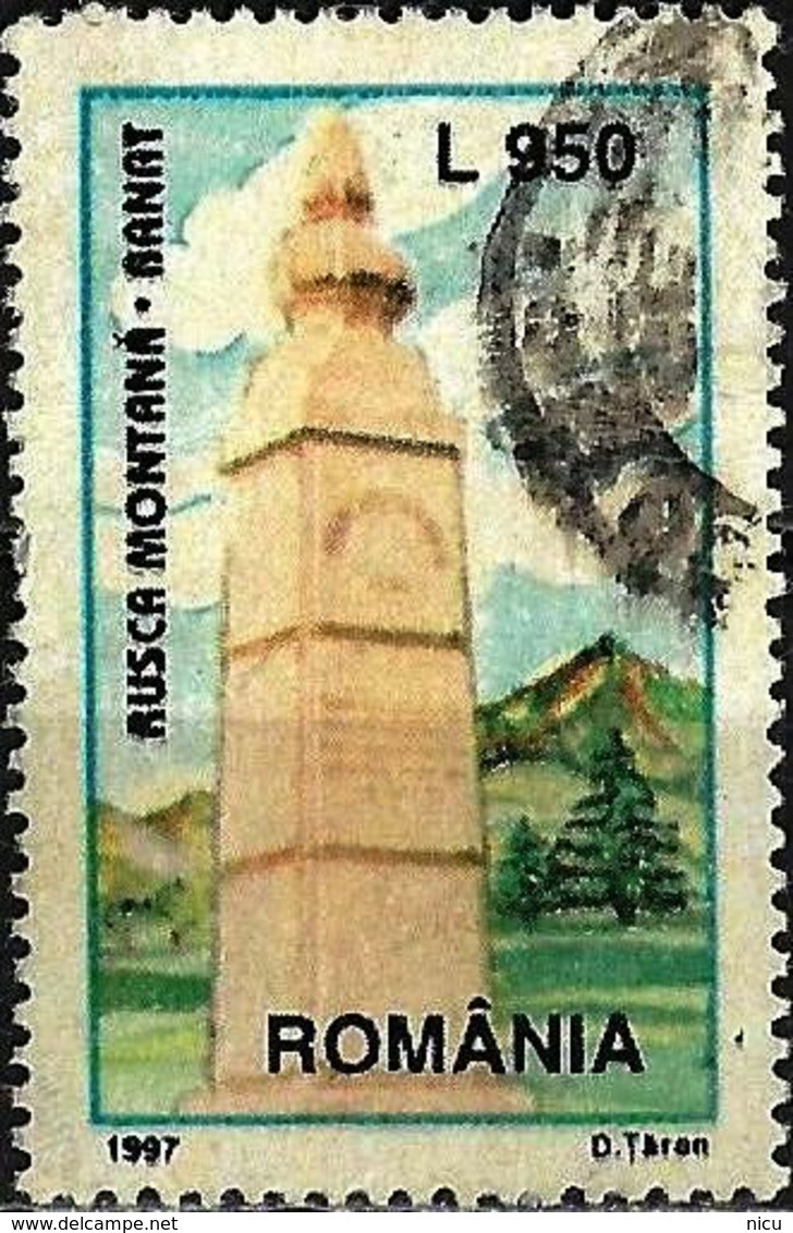 1997 - TOURISM MONUMENT RUSCA MONTANA - Gebruikt