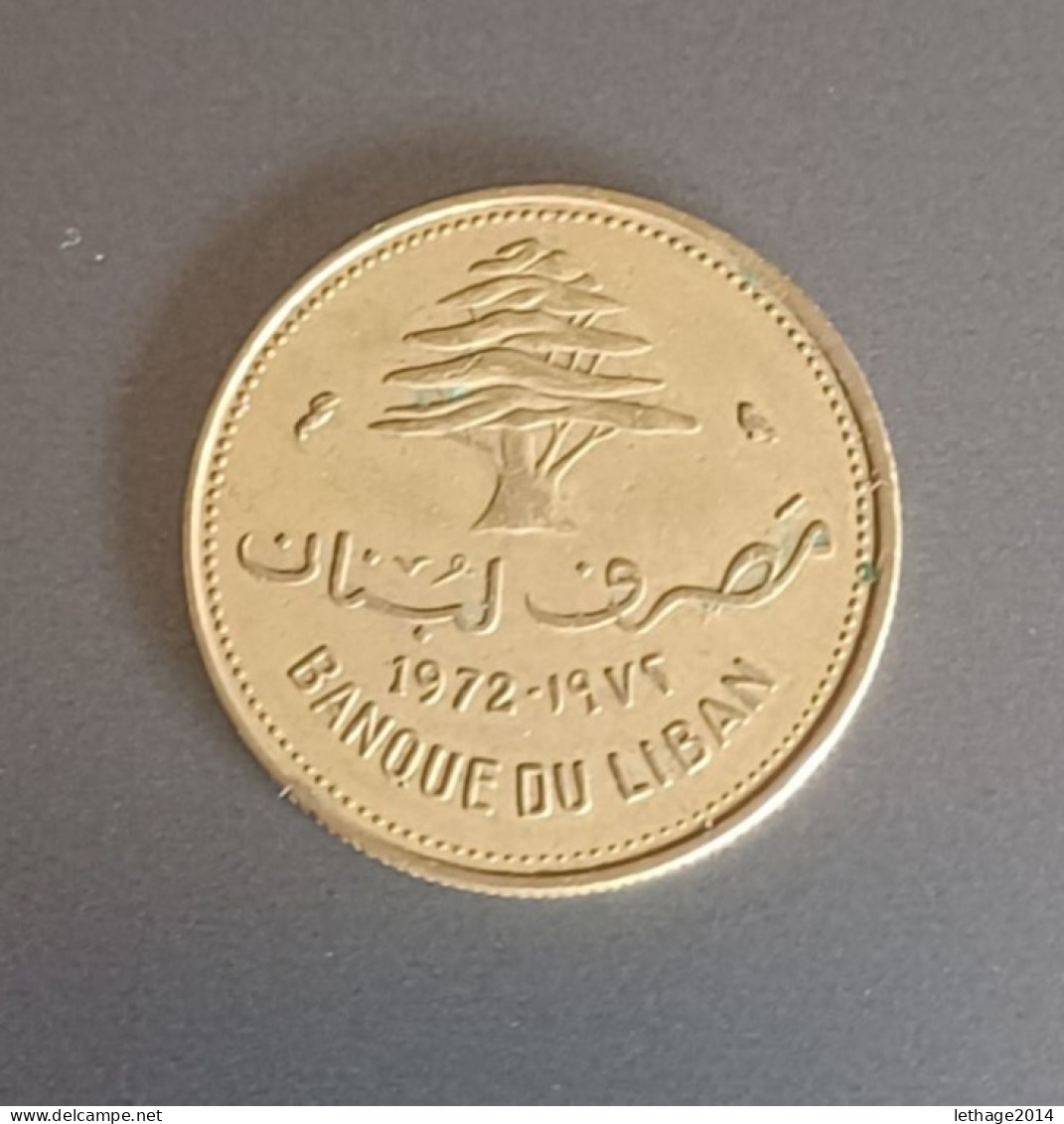 LIBAN LEBANON COIN 10 PIASTRES 1972 - Libanon