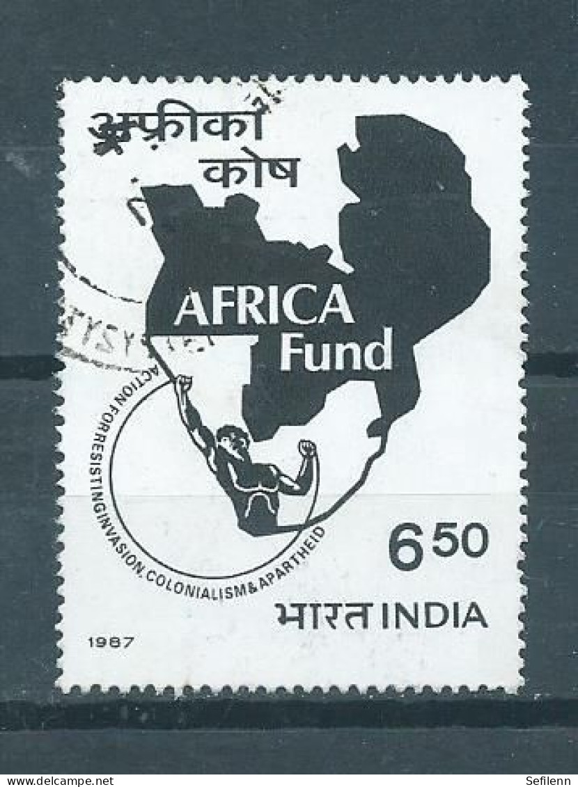 1987 India Africa Fund Used/gebruikt Oblitere - Usati