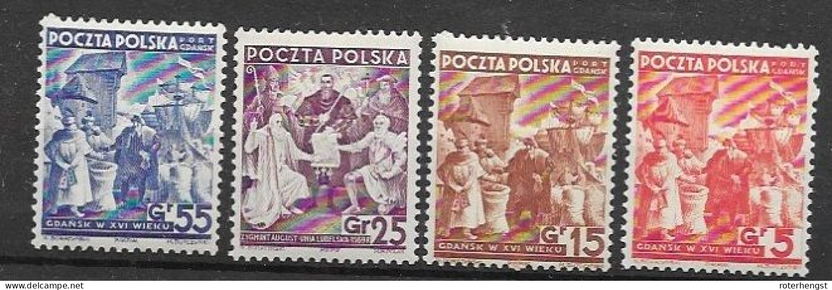 Poland Mnh ** 20 Euros 1938 Port Gdansk - Other & Unclassified
