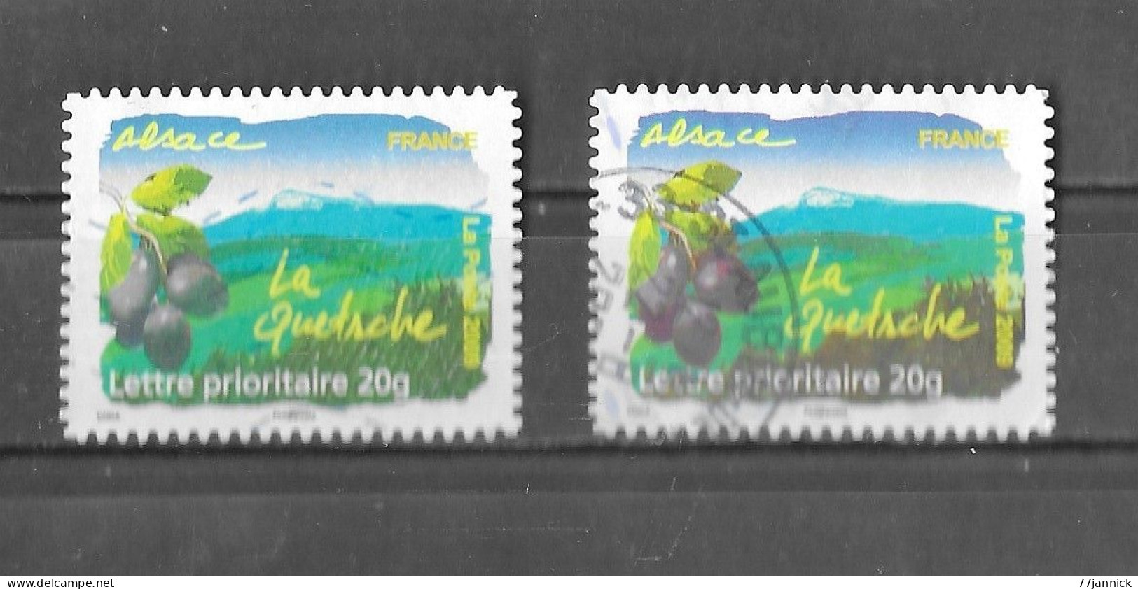 VARIETEE DE COULEUR AUTOADHESIF N° 291  OBLITERE - Used Stamps