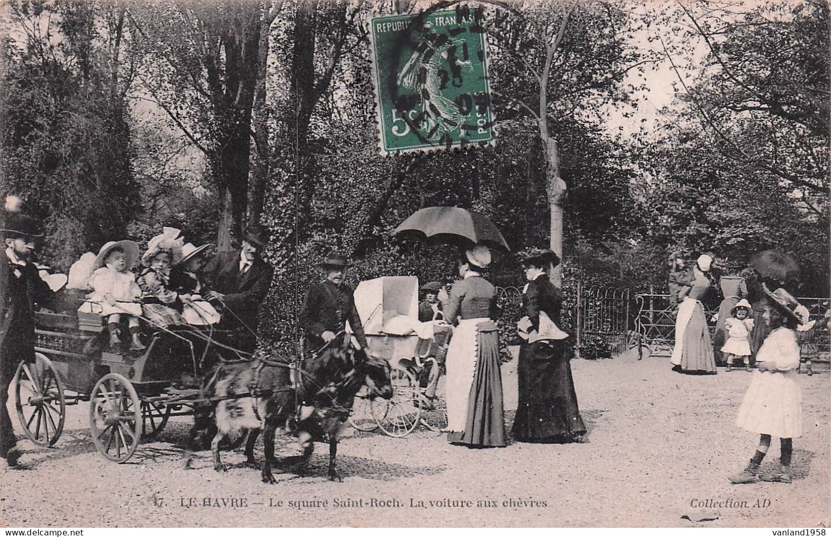 LE HAVRE-le Square Saint Roch-la Voiture Aux Chèvres - Saint-Roch (Plein)