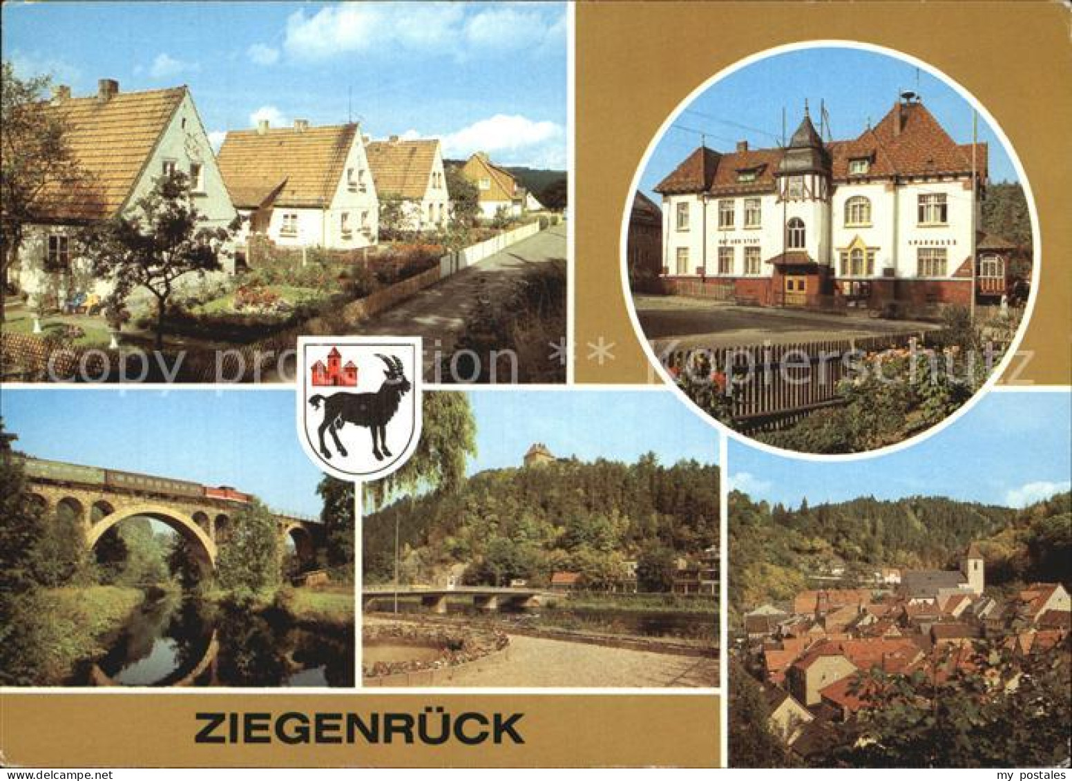 72458146 Ziegenrueck Eigenheime Schleizer Strasse Rat Der Stadt Eisenbahnviadukt - Ziegenrück