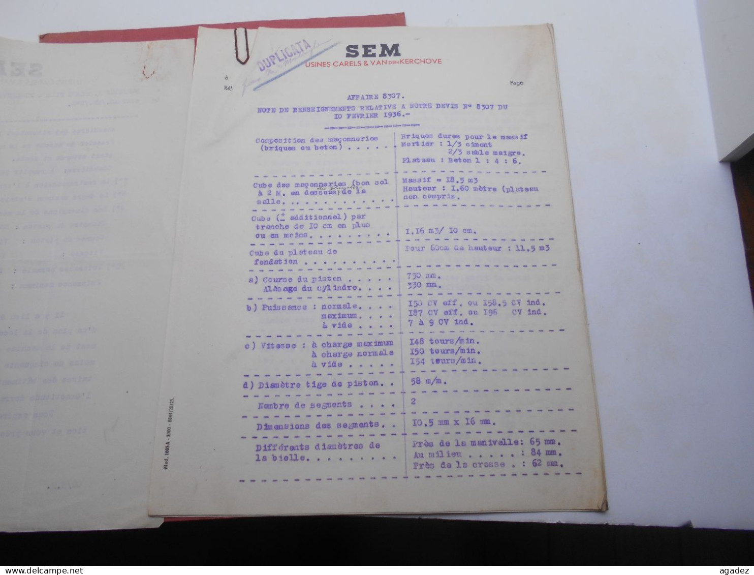 Anciens Documents Usines Carels  &Van Den Kerchove Gand Gent Electricité Et Mecanique 1936 - Elektrizität & Gas