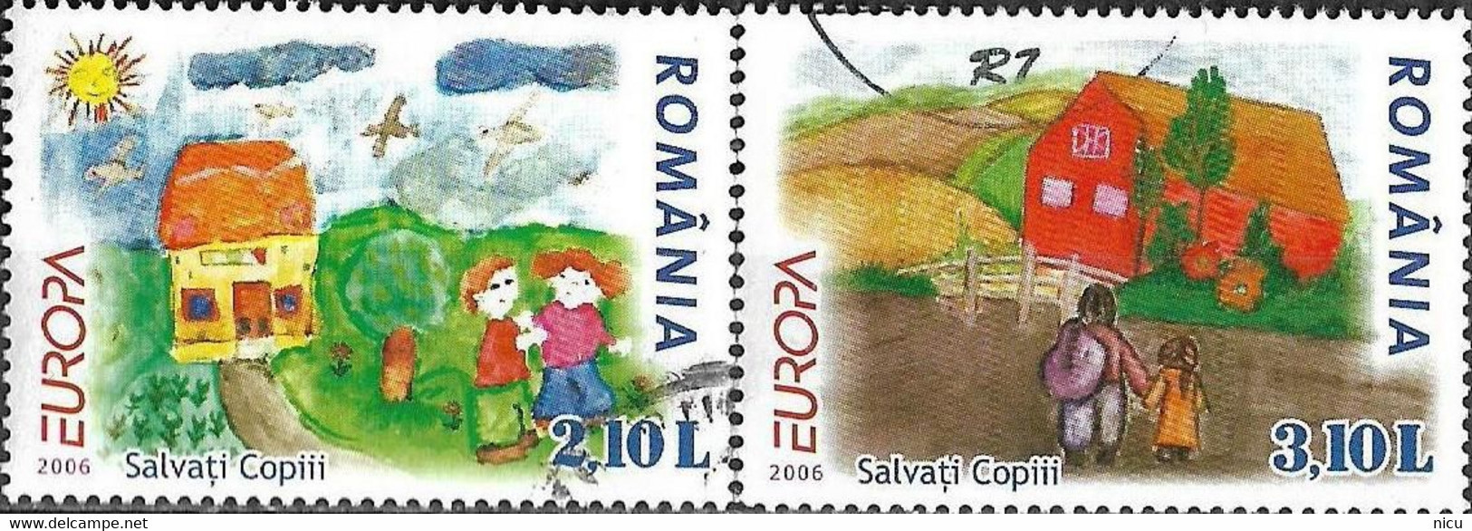 2006 - EUROPA 2006 - INTEGRATION OF IMMIGRANTS IN THE VISION OF CHILDREN - Used Stamps