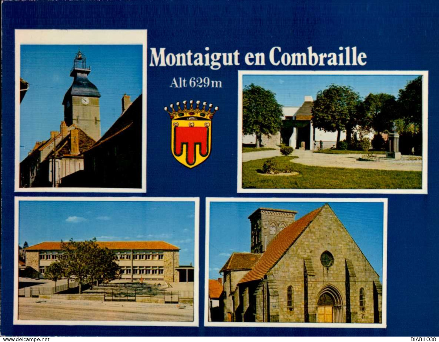 MONTAIGUT-EN-COMBRAILLE  (  PUY DE DOME )    MULTI-VUES - Montaigut