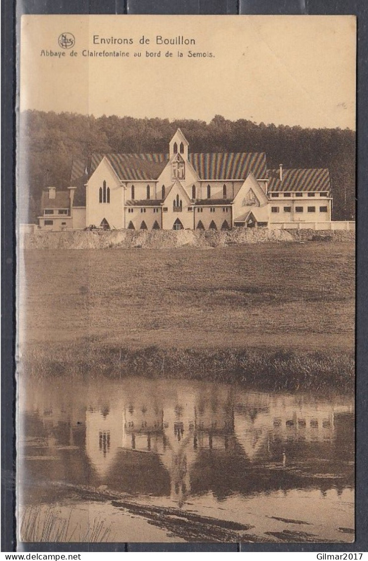 Postkaart Van Bouillon Naar Gand - 1935-1949 Kleines Staatssiegel