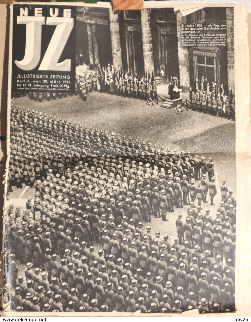 Illustrierte Zeitung:  Neue JZ N° 13 - 30 März 1933 - Der Tag Von Potsdam, Besuch Bei Dr. Schacht, Buffalo Bill, Sports - Other & Unclassified