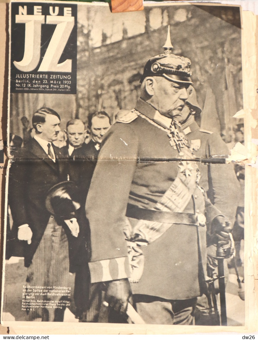 Illustrierte Zeitung:  Neue JZ N° 12 - 23 März 1933 - Reichspäsident Von Hindenburg, Kemal Pascha, Neuer Roman... - Altri & Non Classificati