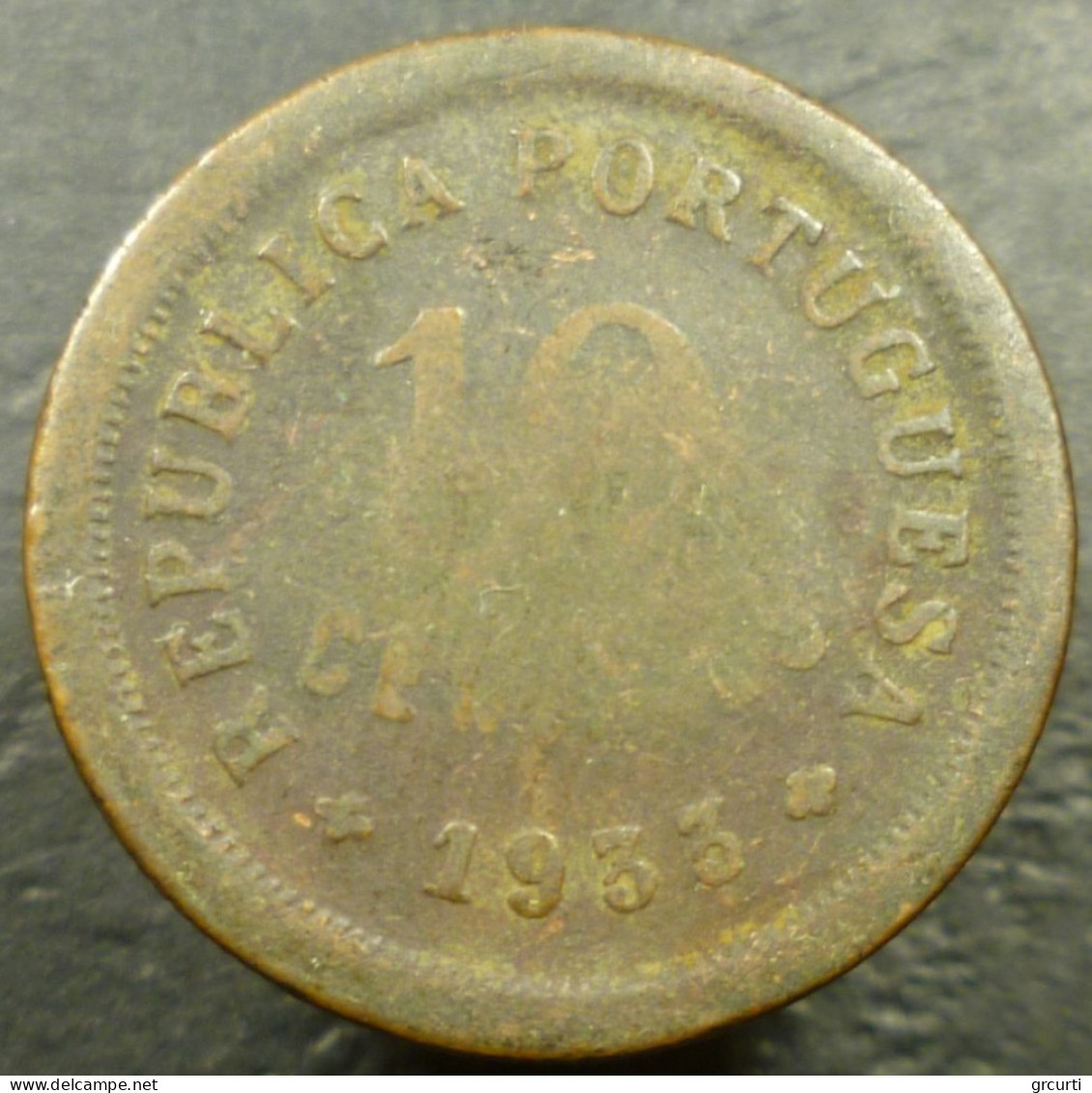 Guinea Bissau - 10 Centavos 1933 - KM# 2 - Guinea-Bissau