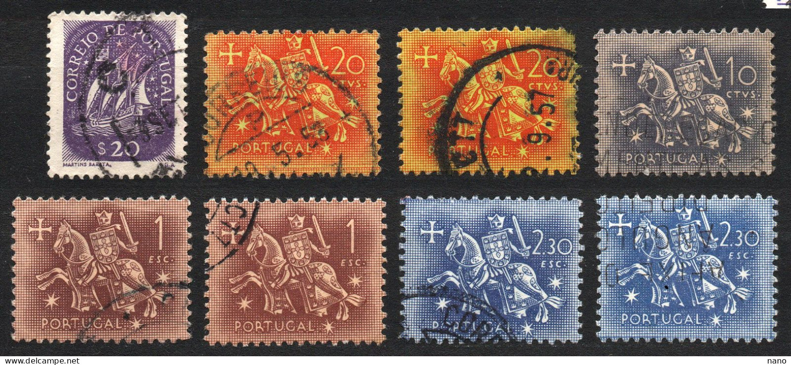 Portugal - Lot De 8 Timbres - Oblitérés - Used Stamps