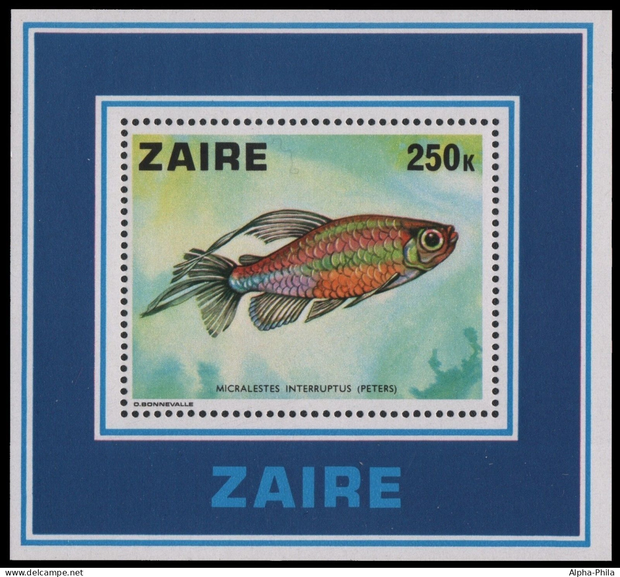 Kongo-Zaire 1978 - Mi-Nr. Block 17 ** - MNH - Fische / Fish - Ungebraucht