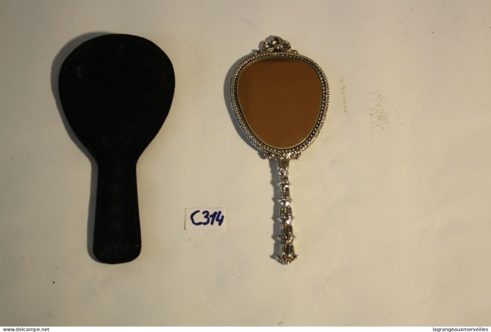 C314 Ancien Miroir De Princesse - Jouet Ancien - Portable - Spiegel