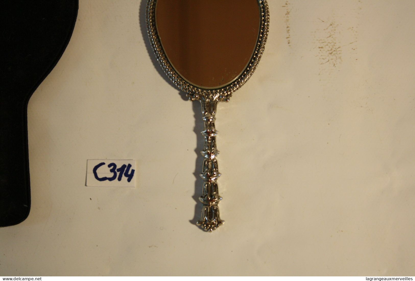 C314 Ancien Miroir De Princesse - Jouet Ancien - Portable - Miroirs