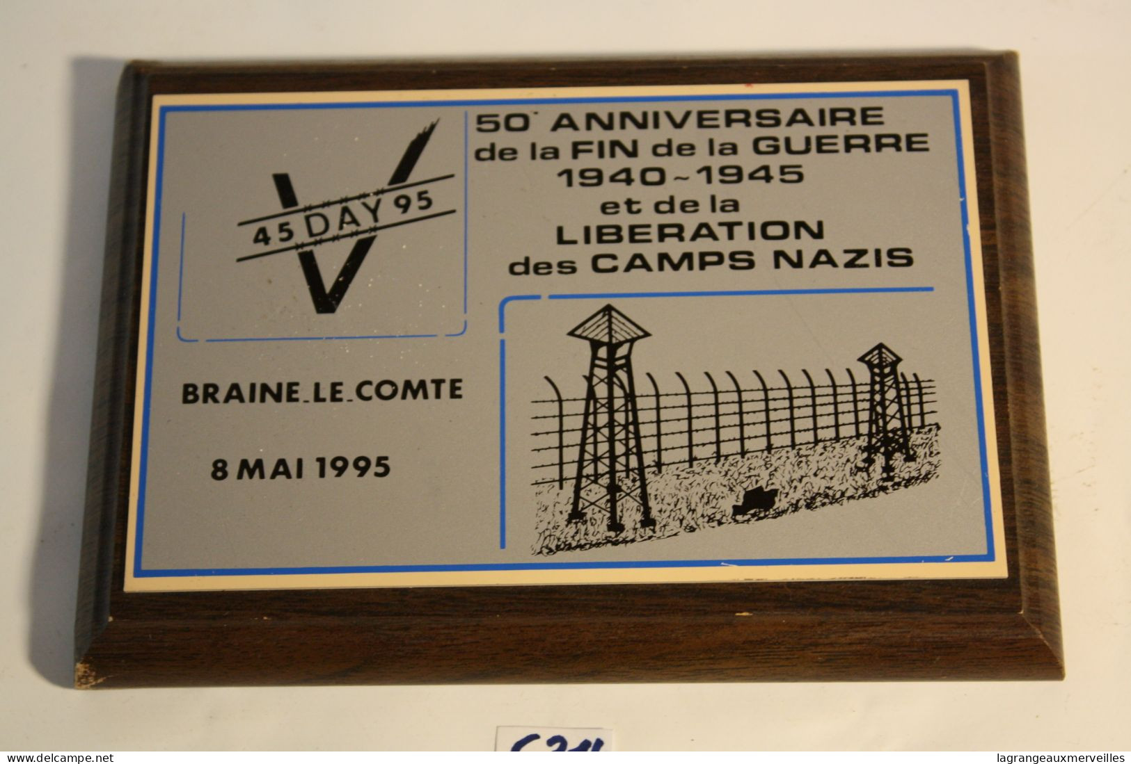 C314 Souvenir Braine Le Comte - 50 ème Anniversaire - Libération Des Camps Nazis 1995 - Recordatorios