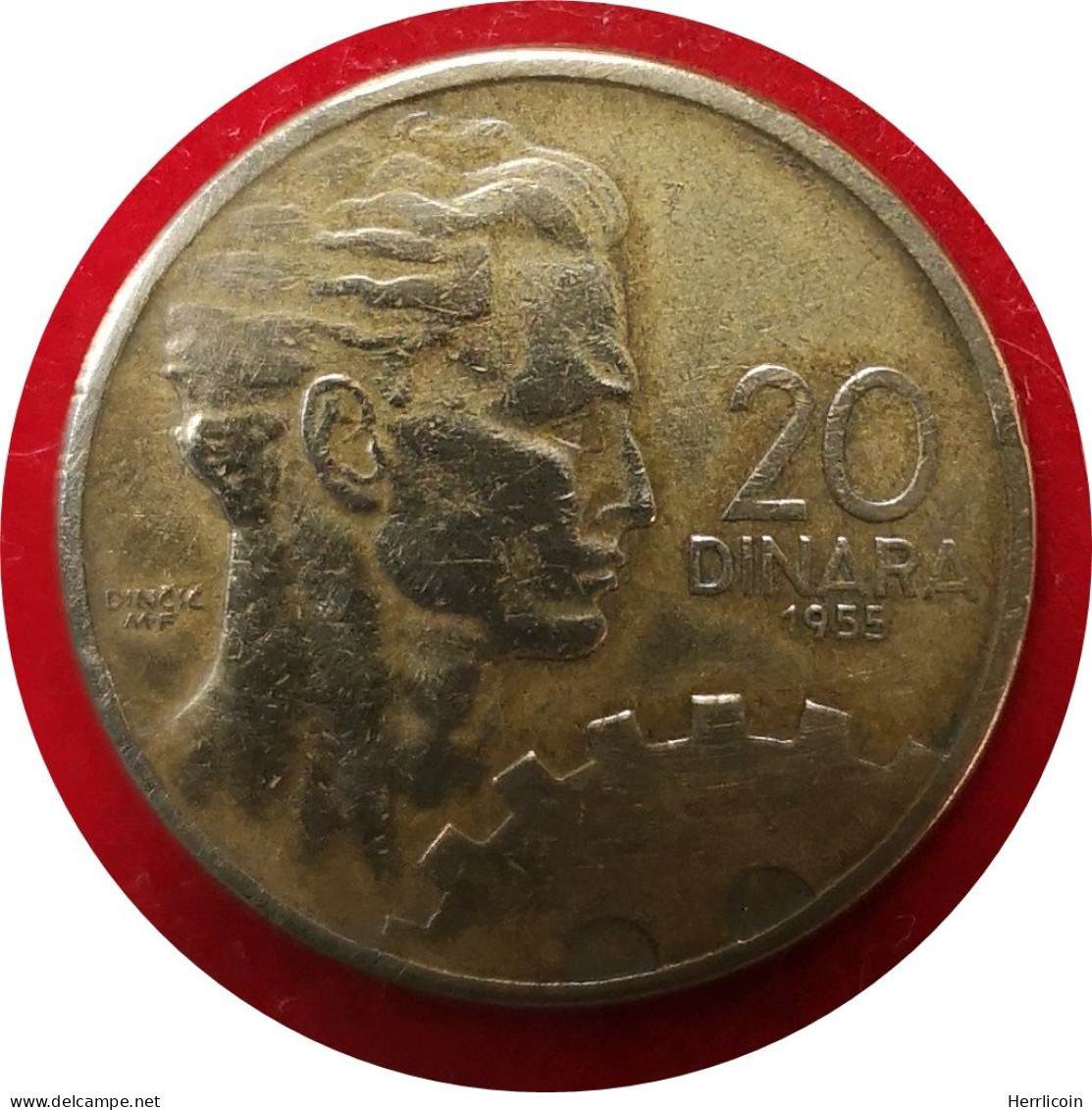 Monnaie Yougoslavie - 1955 - 20 Dinars - Joegoslavië