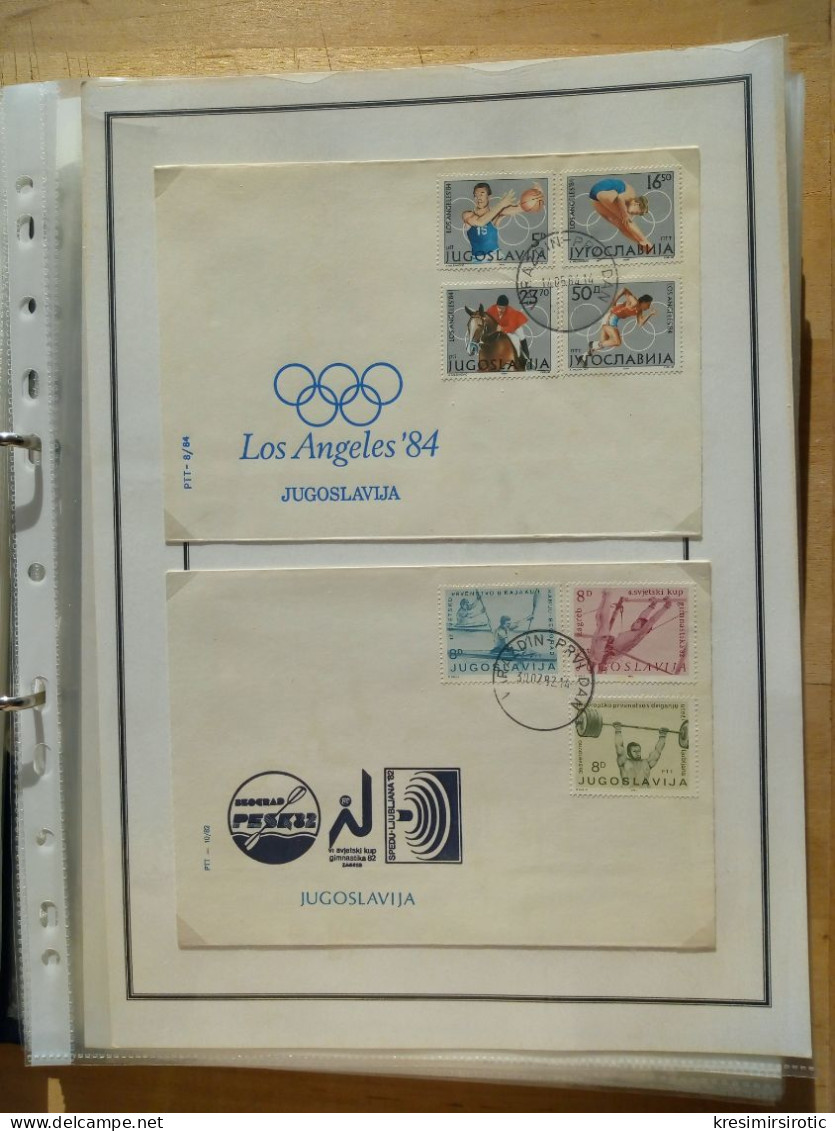 Listovi FDC-a Jugoslavija, List 14 - Covers & Documents