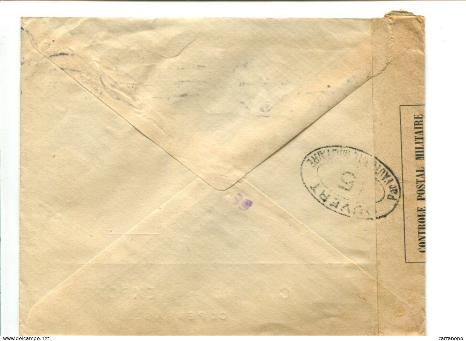 Danemark 1918 Affranchissement Seul Sur Lettre Pour Lyon Avec Censure - Continental Export A/s Copenhagen - Covers & Documents