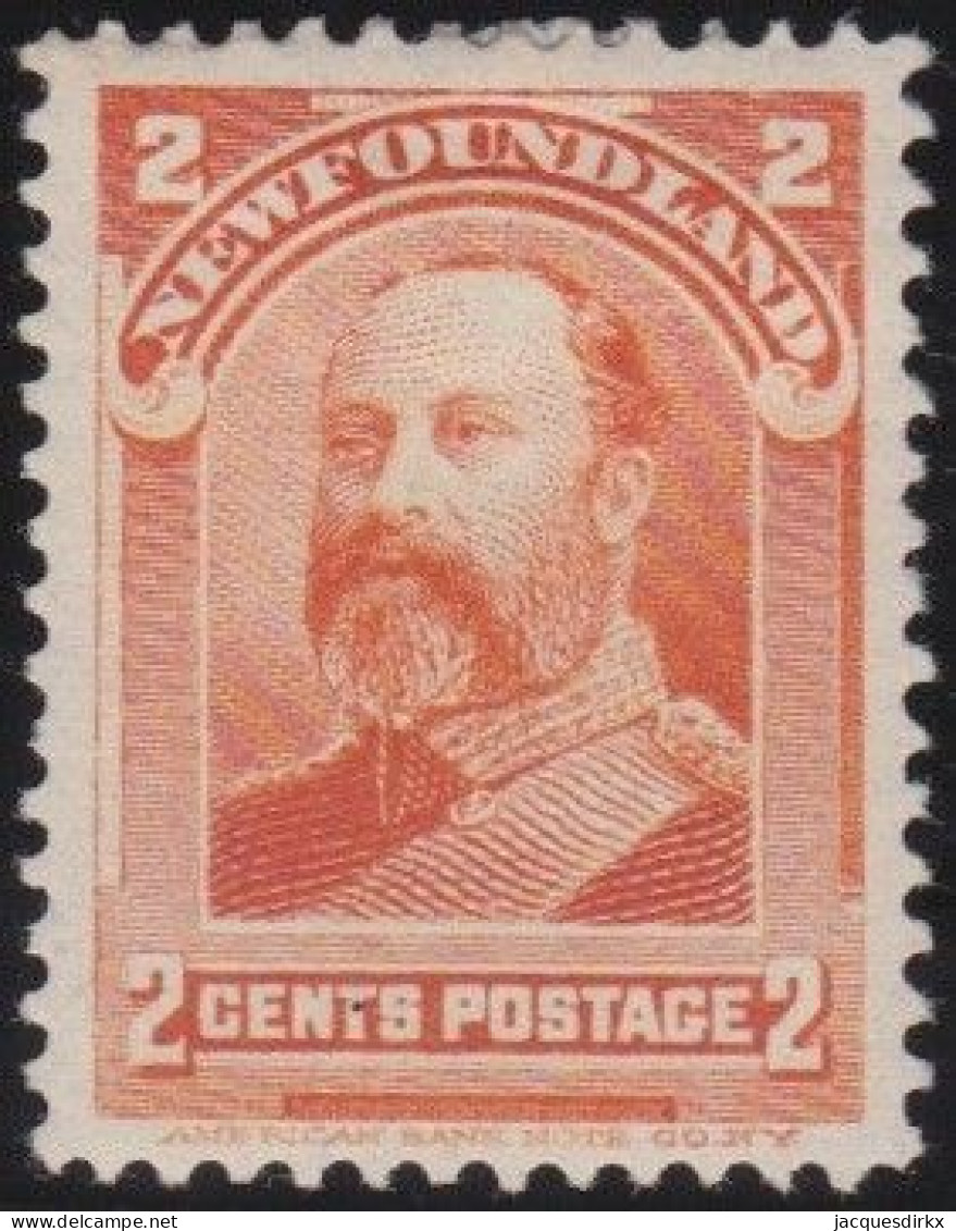 Newfoundland    .    SG   .    86    .    *     .   Mint-hinged - 1908-1947