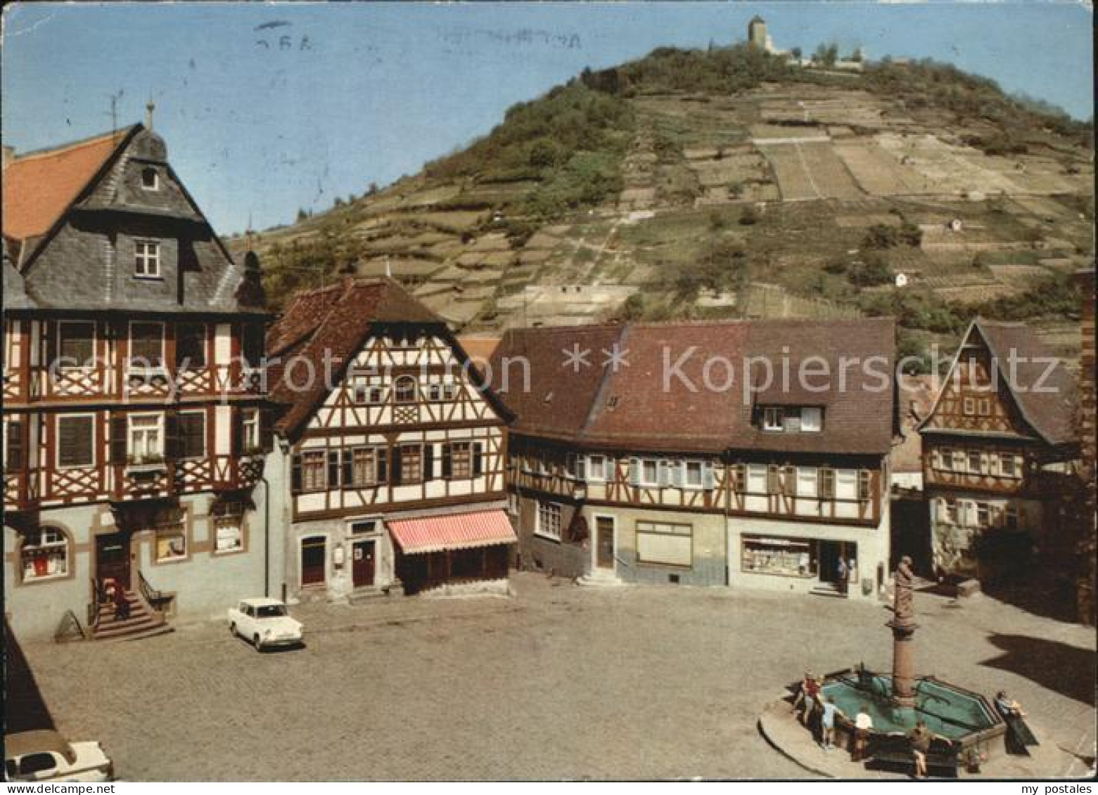 72453493 Heppenheim Bergstrasse Marktplatz Ruine Starkenburg  Heppenheim - Heppenheim