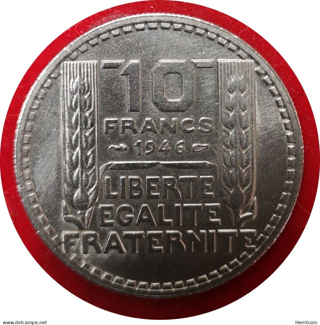 1946 Rameaux Courst - 10 Francs Turin Grosse Tête  France - 10 Francs