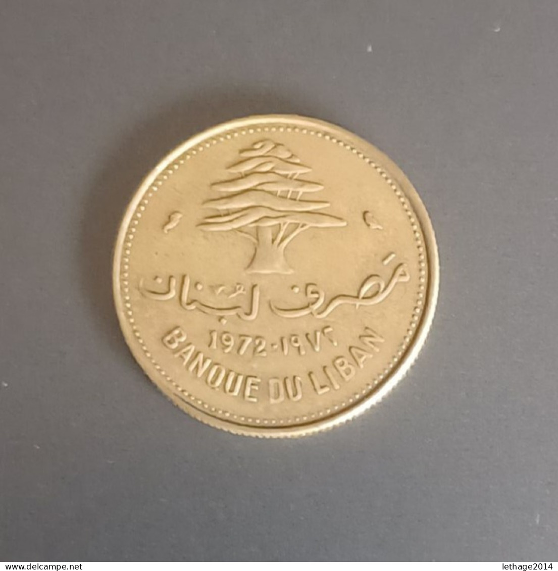 LIBAN LEBANON COIN 10 PIASTRES 1972 - Libanon