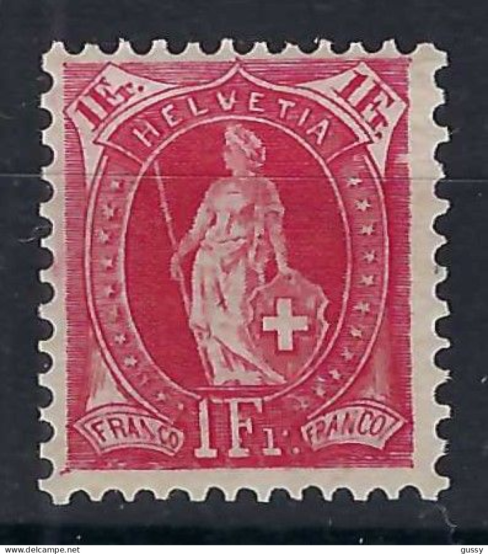 SUISSE Ca.1899-1902: Le ZNr. 75D  Neuf**, Forte Cote - Ungebraucht