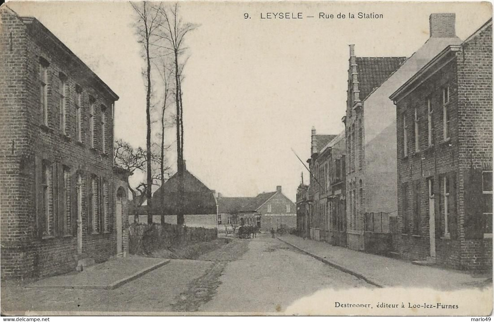 PK. 9. LEYSELE - RUE DE LA STATION - Alveringem