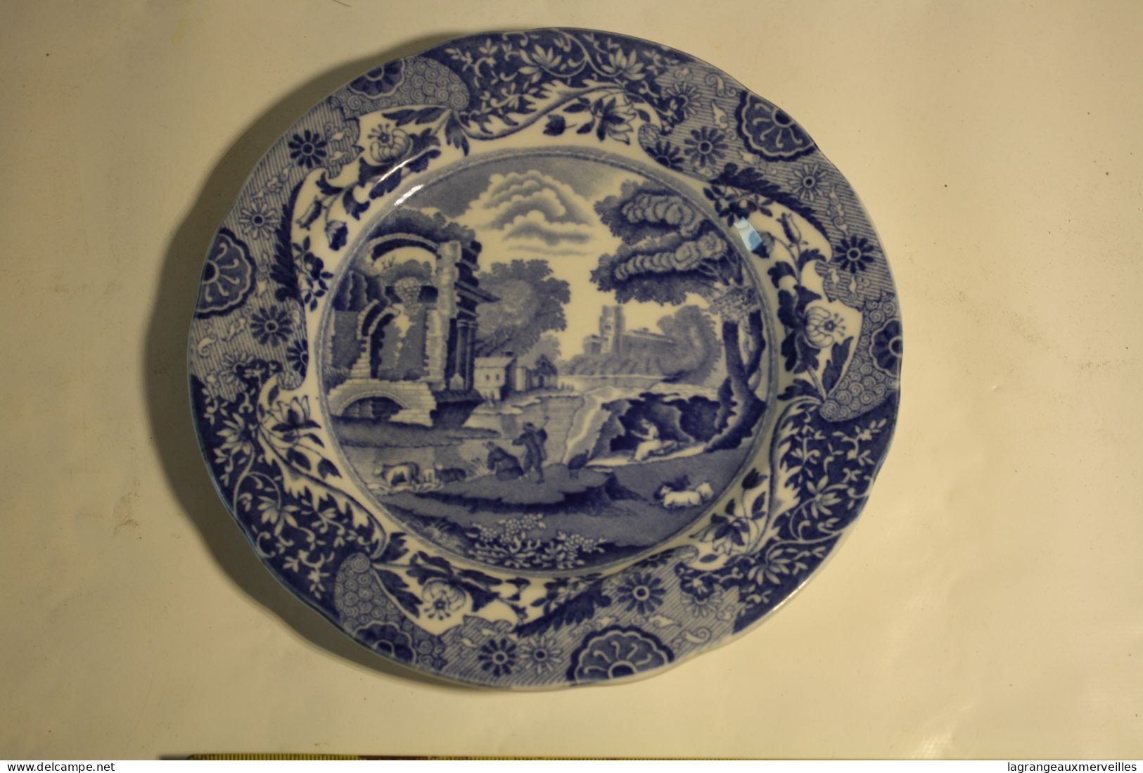 E2 Ancienne Assiette - COPELAND SPODE ITALIAN - 1920 - ENGLAND - Copeland