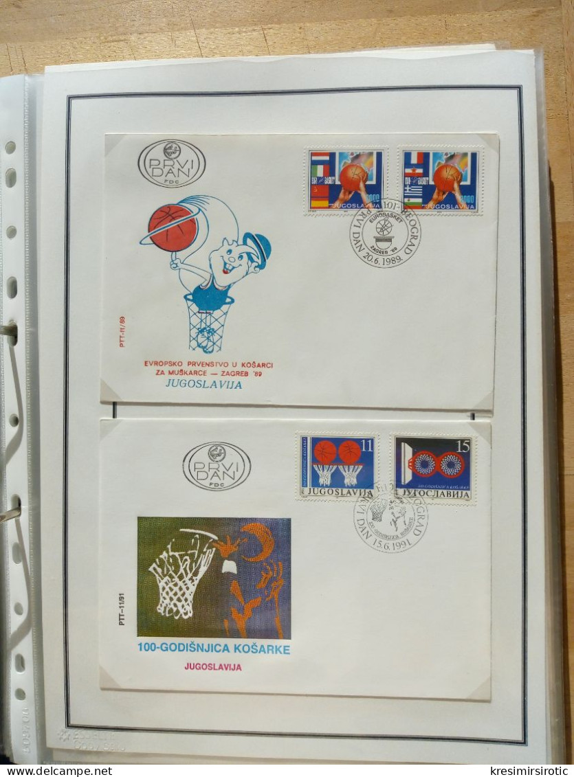 Listovi FDC-a Jugoslavija, List 23 - Briefe U. Dokumente