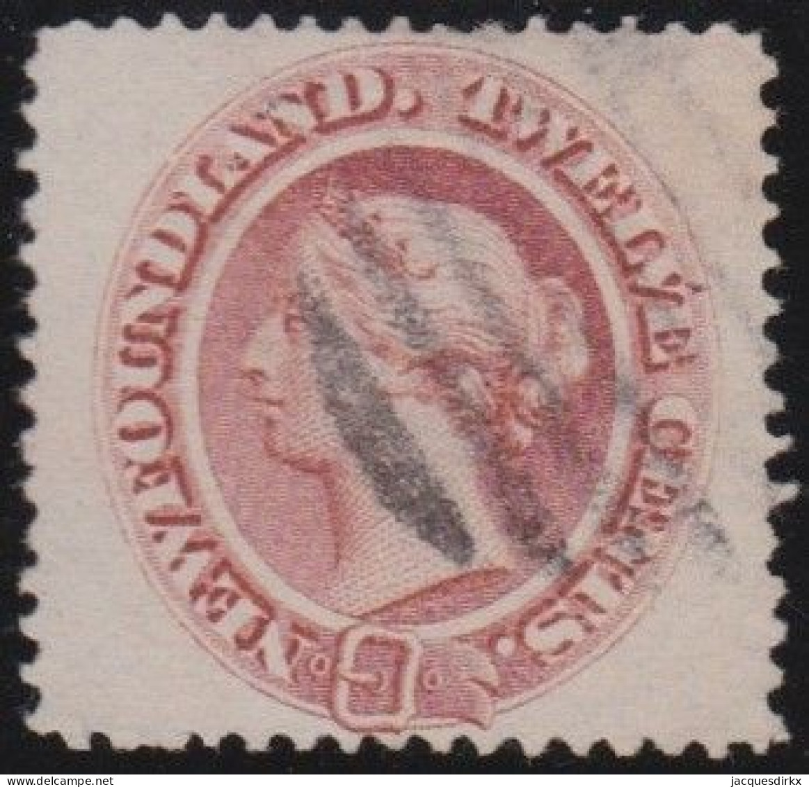 Newfoundland    .    SG   .    33 (2 Scans)   .  Thin Spot Right On Top  .    O     .  Cancelled - 1865-1902