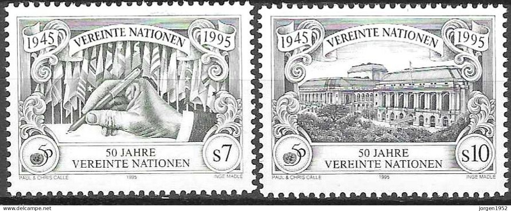 UNITED NATIONS # VIENNA FROM 1995 STAMPWORLD 190-91** - Gemeinschaftsausgaben New York/Genf/Wien