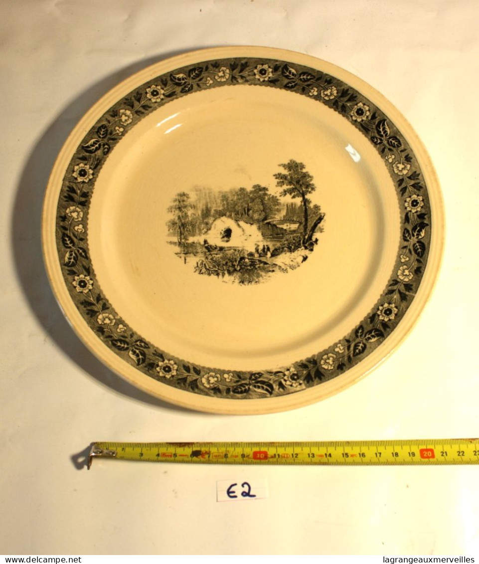 E2 Ancienne Assiette - VINTAGE - BOCK BFK BELGIUM - MALINES - Boch (BEL)