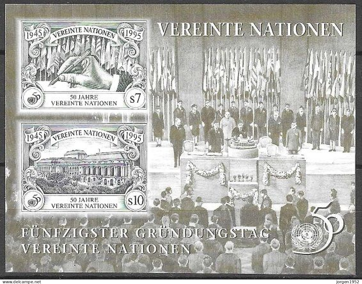 UNITED NATIONS # VIENNA FROM 1995 STAMPWORLD 190A-91A** - Emissions Communes New York/Genève/Vienne