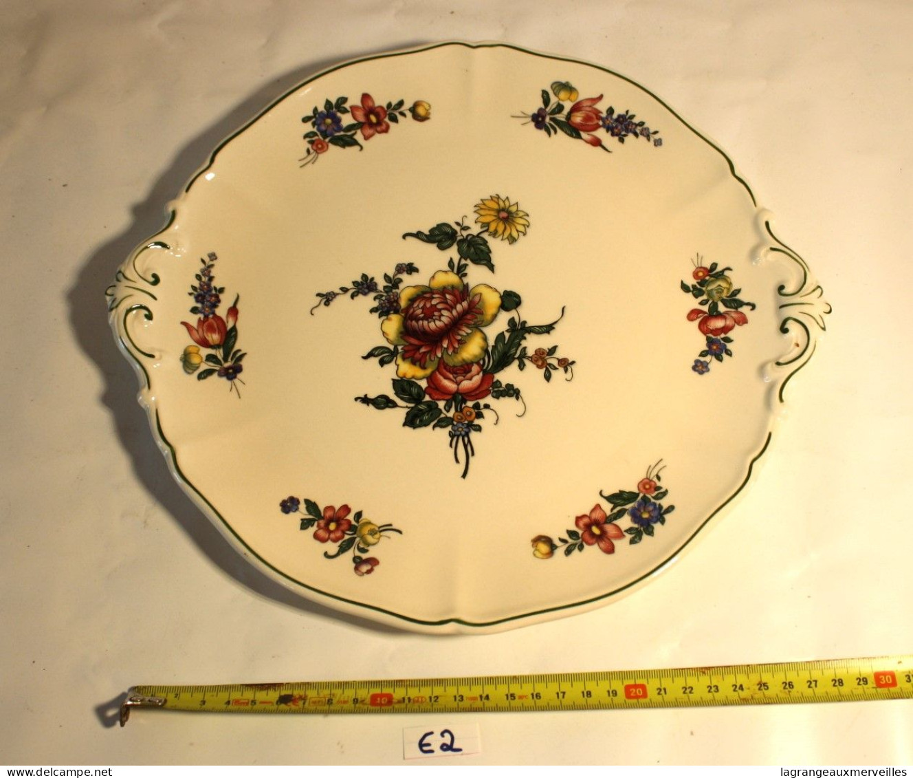 E2 Ancien PLATEAU A GATEAU  -  VILLEROY ET BOCH - 1900 1910 - Boch (BEL)