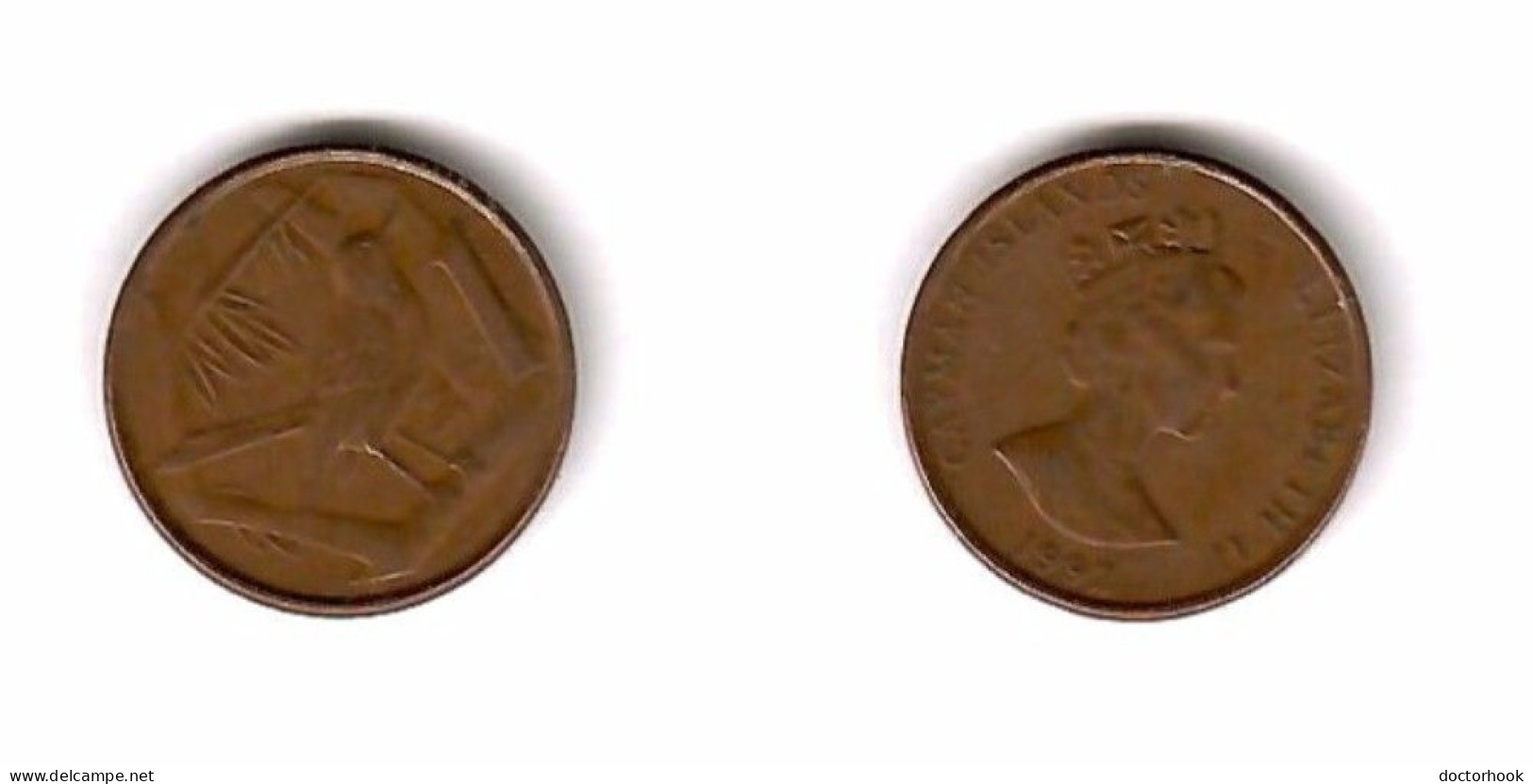 CAYMAN ISLANDS   1 PENNY 1992 (KM # 87a) #7586 - Kaaiman Eilanden