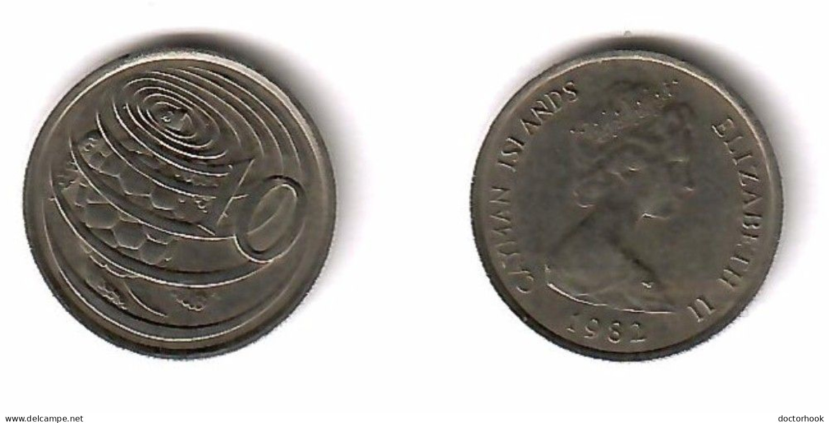 CAYMAN ISLANDS   10 CENTS 1982 (KM # 3) #7588 - Cayman (Isole)