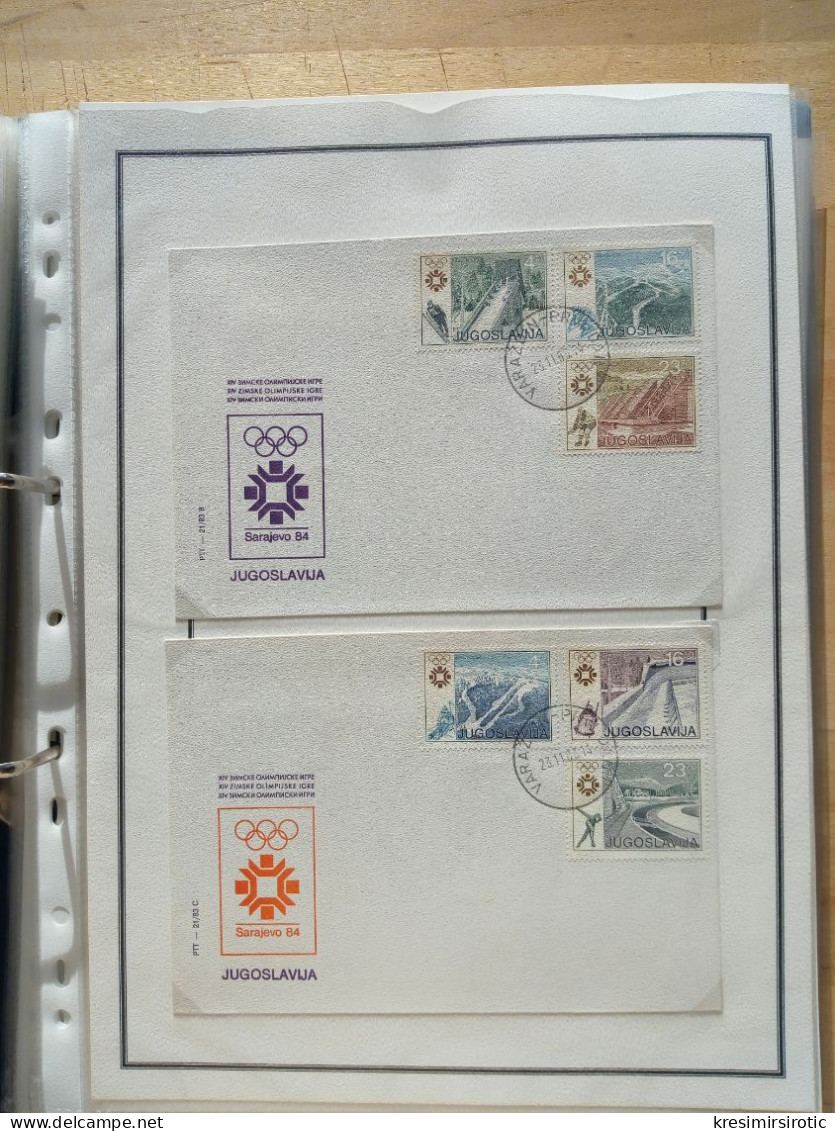 Listovi FDC-a Jugoslavija, List 32 - Covers & Documents