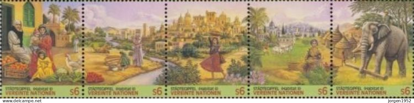 UNITED NATIONS # VIENNA FROM 1996 STAMPWORLD 213-17** - Emissions Communes New York/Genève/Vienne