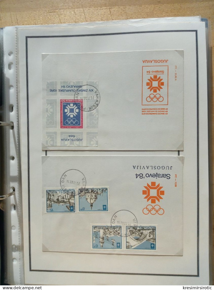 Listovi FDC-a Jugoslavija, List 33 - Covers & Documents