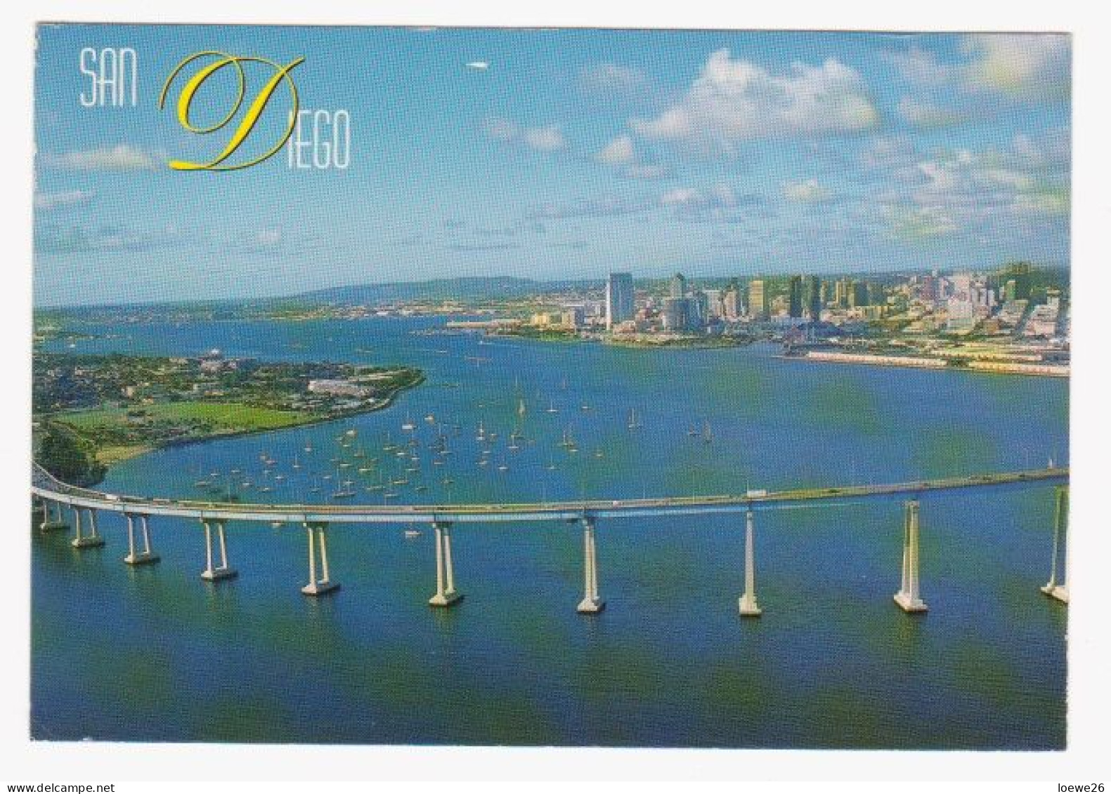 Ak. San Diego, Skyline, Coronade Bridge, Gel. 1996 - San Diego