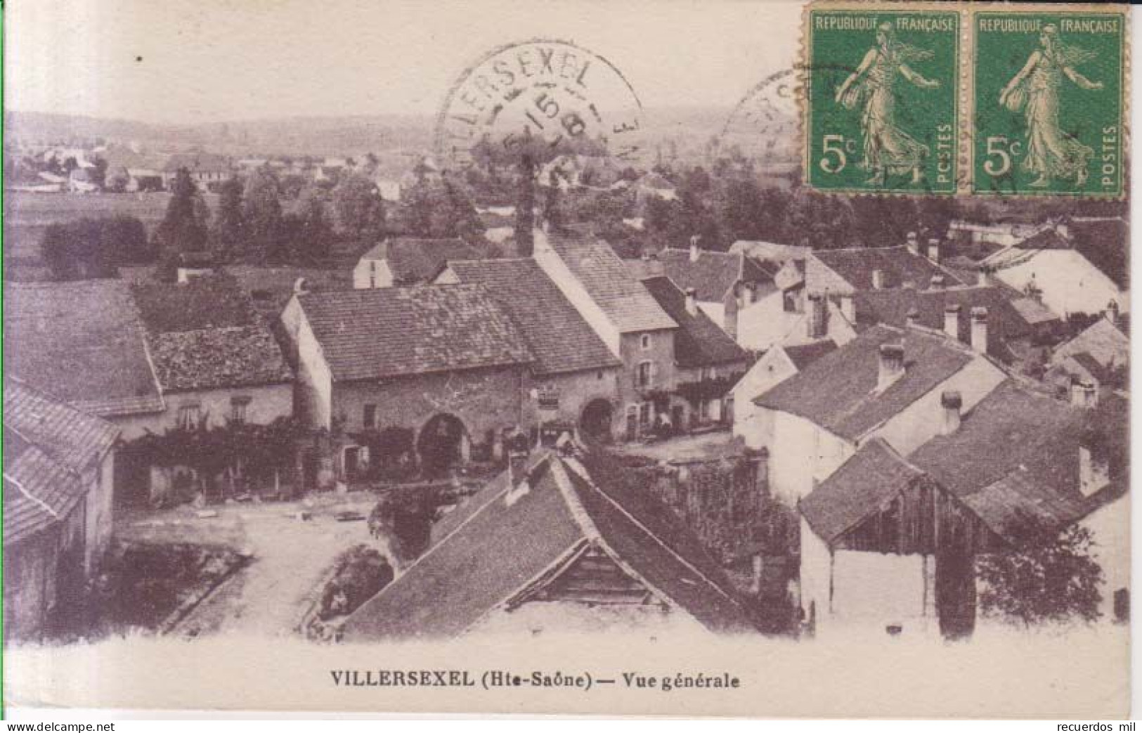 Villersexel Vue Generale  1917 - Villersexel