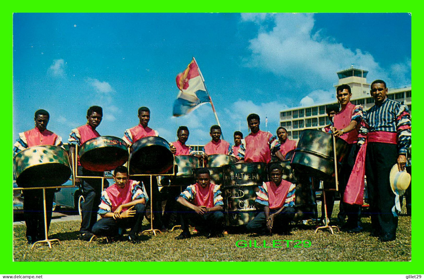 ST CROIX, VIRGIN ISLANDS - PEDRITO'S STEEL BAND - WRITTEN - PUB. BY RAHOLA PHOTO SUPPLY - - Virgin Islands, US